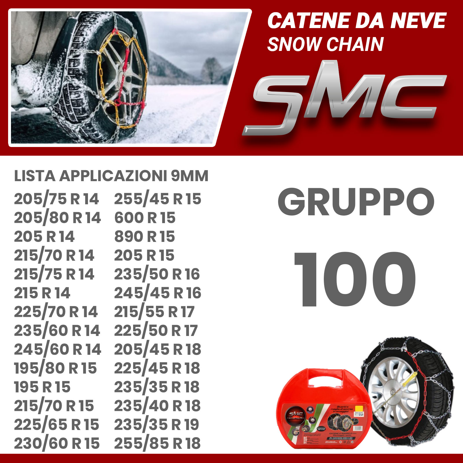 SMC9mm 100